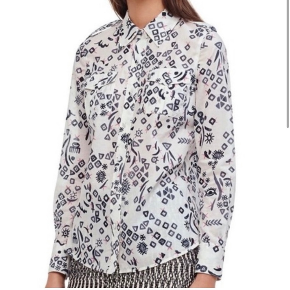 Tory Burch Atelier Brigitte Blouse, Size 12